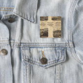 Mfg co, olievelden vierkante button 5,1 cm (In situ)