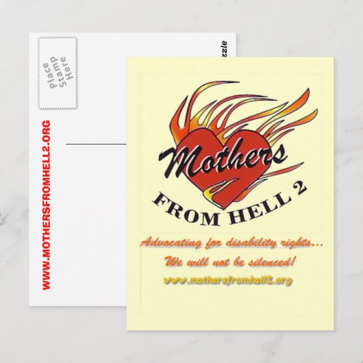 MFH2-BRIEFKAART - SCRIPTlogowithmotto Briefkaart (Voorkant / Achterkant)