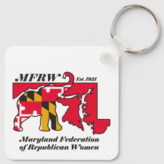 MFRW Square Sleutelhanger (Achterkant)