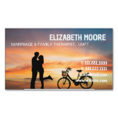 MFT huwelijk en gezinstherapeut Magnetisch Visitekaartje (Voorkant)