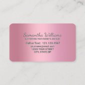 MFT huwelijk en gezinstherapeut Visitekaartje (Achterkant)