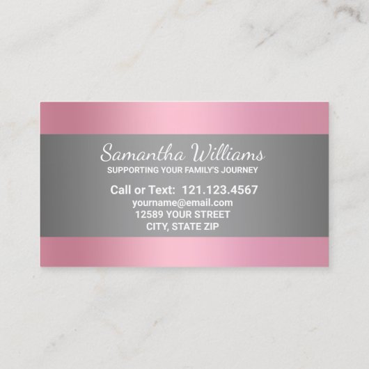 MFT huwelijk en gezinstherapeut Visitekaartje (Achterkant)