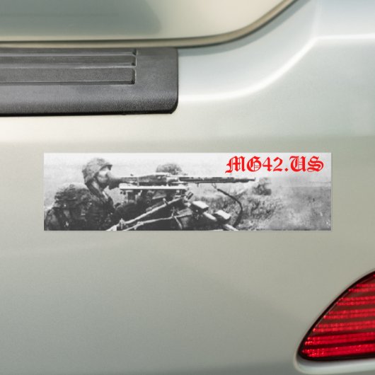 MG42.US BUMPERSTICKER (Op auto)