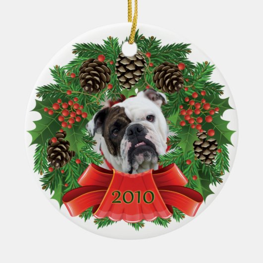 _MG_5730aKerstmisWreath Keramisch Ornament (Voorkant)