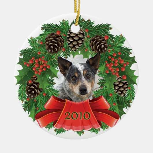 _MG_5740aKerstmisWreath Keramisch Ornament (Voorkant)