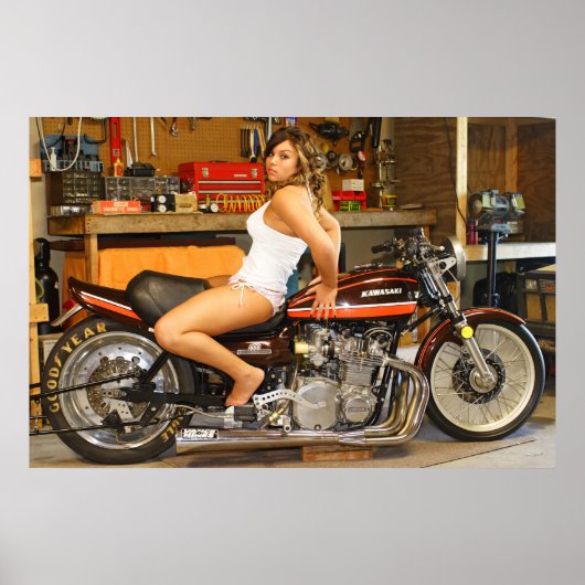 _MG_6714a - dragbike Poster (Voorkant)