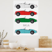 MG A poster (Keuken)