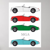 MG A poster (Voorkant)