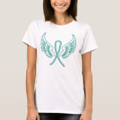 MG Angel Wings Awareness Ribbon Shirt (Voorkant)