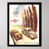 MG-auto's Afdruk Poster vervoer (Voorkant)