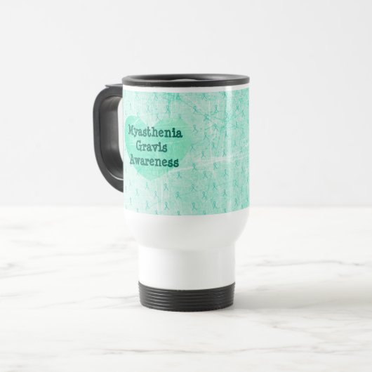 MG Awareness Ribbons Coffee Cup Reisbeker (Voorkant links)