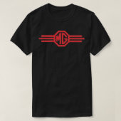 MG-badge T-shirt (Design voorkant)