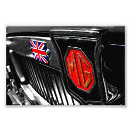 MG Classic British Sports Motor Car Foto Afdruk