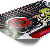 MG Classic British Sports Motor Car Foto Afdruk (Hoek)