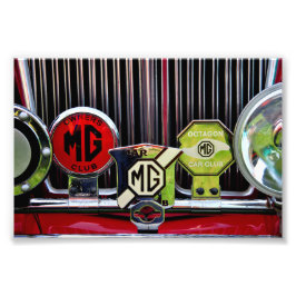 MG Classic British Sports Motor Car Foto Afdruk
