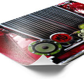 MG Classic British Sports Motor Car Foto Afdruk (Hoek)