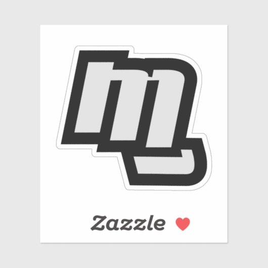 MG Fist Custom-Cut Sticker (Vel)