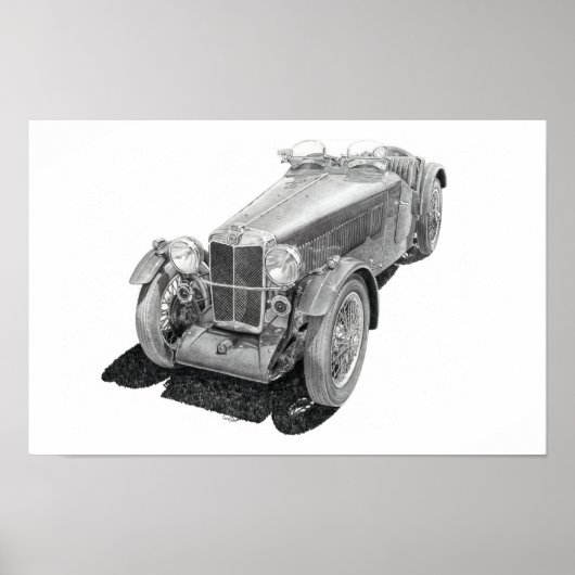 MG L2 Magna 1933 Poster (Voorkant)