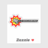 MG Logo Custom-Cut Sticker (Vel)