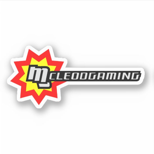 MG Logo Custom-Cut Sticker (Voorkant)