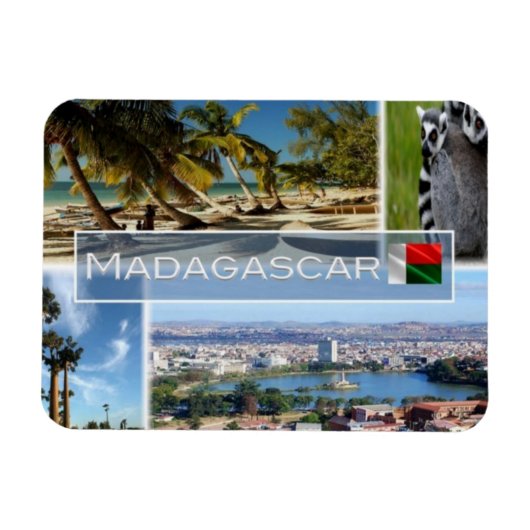 MG Madagaskar - Indische Oceaan - Magneet (Horizontaal)