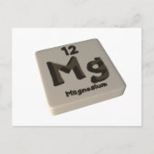 Mg magnesium briefkaart (Voorkant)
