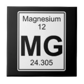 Mg - Magnesium Tegeltje (Voorkant)