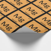 Mg - Manga Anime Chemistry Periodic Table Symbol Cadeaupapier (Hoek)