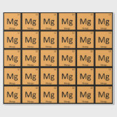 Mg - Manga Anime Chemistry Periodic Table Symbol Cadeaupapier (Vlak)