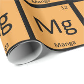 Mg - Manga Anime Chemistry Periodic Table Symbol Cadeaupapier (Rol Hoek)