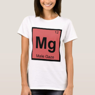 Mg - Mannelijk Blik Filmtheorie Chemisch Symbool T-shirt