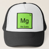 Mg - Me Gusta Chemistry Element Symbol T-shirt Trucker Pet (Voorkant)
