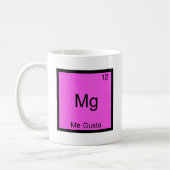 Mg - Me Gusta Funny Element Meme Chemistry T-Shirt Koffiemok (Links)