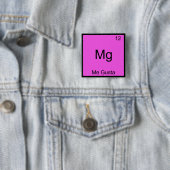 Mg - Me Gusta Grappig Element Meme Scheikunde T-Sh Vierkante Button 5,1 Cm (In situ)