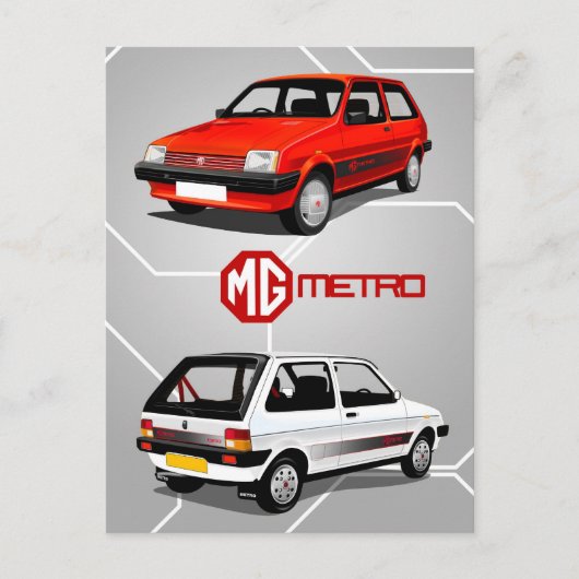 MG Metro Briefkaart (Voorkant)