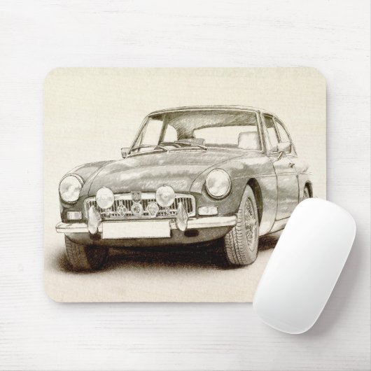 MG MGB MkII Muismat (Met muis)