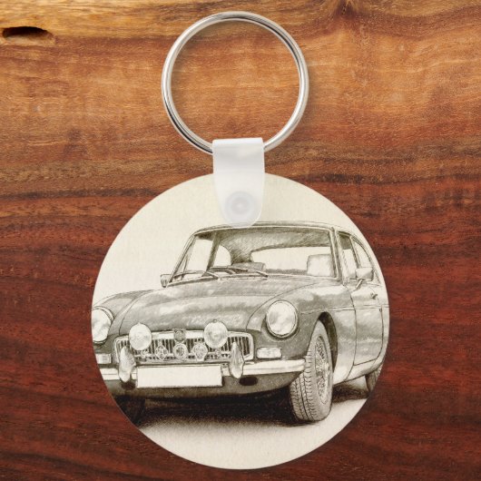 MG MGB MkII Sleutelhanger (Voorkant)