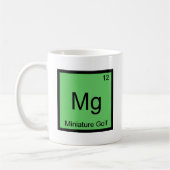 Mg - Midgetgolf Grappig Chemie Elementsymbool Koffiemok (Links)