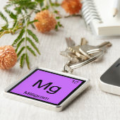 Mg - Milligram Grappige Chemie Element Symbool T-s Sleutelhanger (Zijkant)