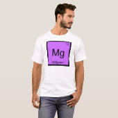 Mg - Milligram Grappige Chemie Element Symbool T-s T-shirt (Voorkant volledig)