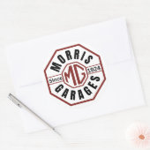 MG Morris Garages Classic Ronde Stickers (Envelop)
