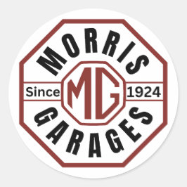 MG Morris Garages Classic Ronde Stickers