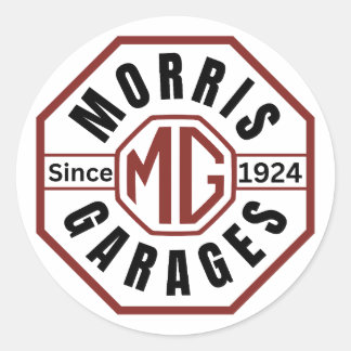 MG Morris Garages Classic Ronde Stickers