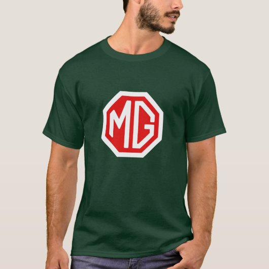 MG Octagon (rood/wit) T-shirt (Voorkant)