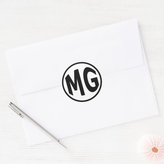 MG RONDE STICKER (Envelop)