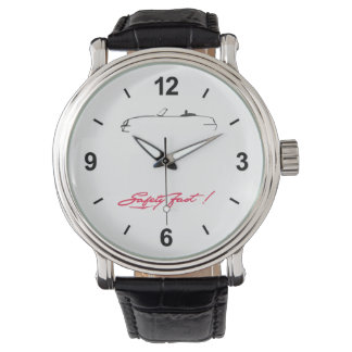 MG RV8 Armbanduhr mit Leder Horloge