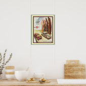  MG-sportauto en -Poster Poster (Keuken)