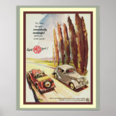  MG-sportauto en -Poster Poster (Voorkant)