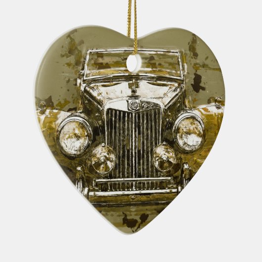  MG-sportauto Keramisch Ornament (Rechts)