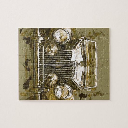  MG-sportauto Legpuzzel (Horizontaal)